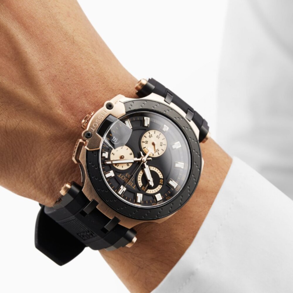 Tissot T-Race Quartz Black Dial Men's Watch